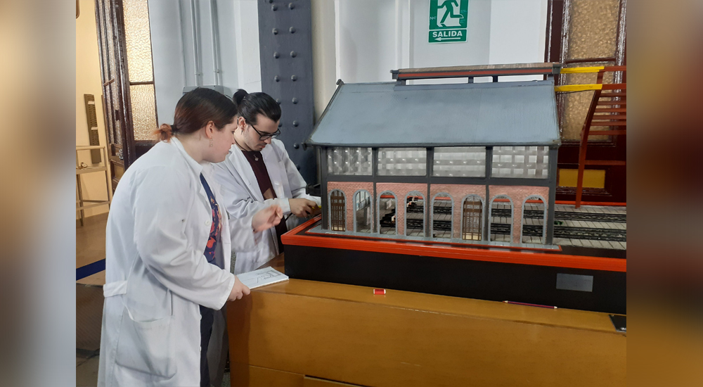 Prácticas de modelismo y maquetismo en el Museo del Ferrocarril de Madrid Prácticas de modelismo y maquetismo en el Museo del Ferrocarril de Madrid